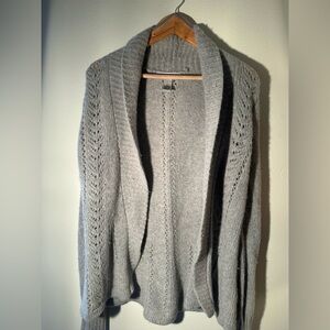 Marina Luna Elegant Gray Cardigan